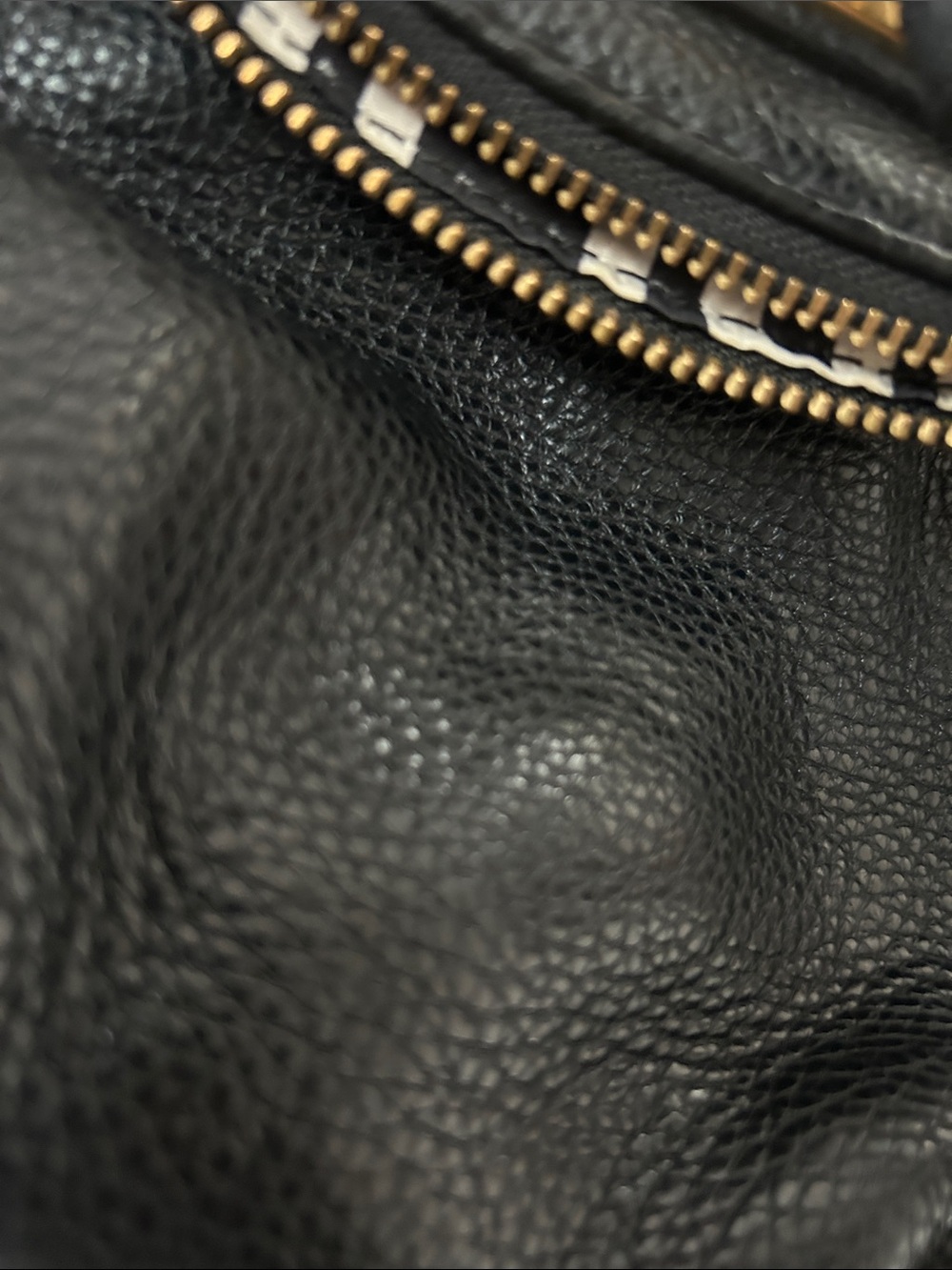 Marc By Marc Jacobs MINI Black Pebbled Leather Crossbody with Gold Hardware - Picture 12 of 12